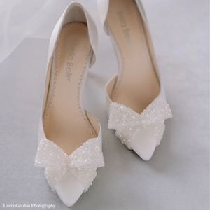 NEW Bella Belle DOROTHY Wedding Bridal Shoes Heels US Size 7.5 IVORY (Brand New)